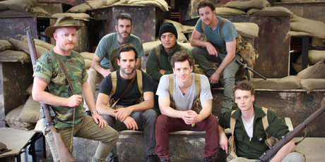 Some of the cast in Once On Chunuk Bair